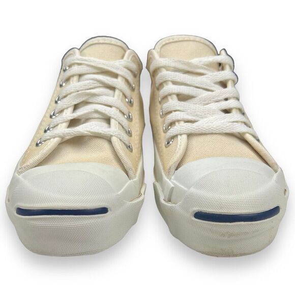 Vtg 80’s Converse Jack Purcell Classic Womens 6 Mens 4.5 Made in USA Ivory RARE! - Picture 3 of 15